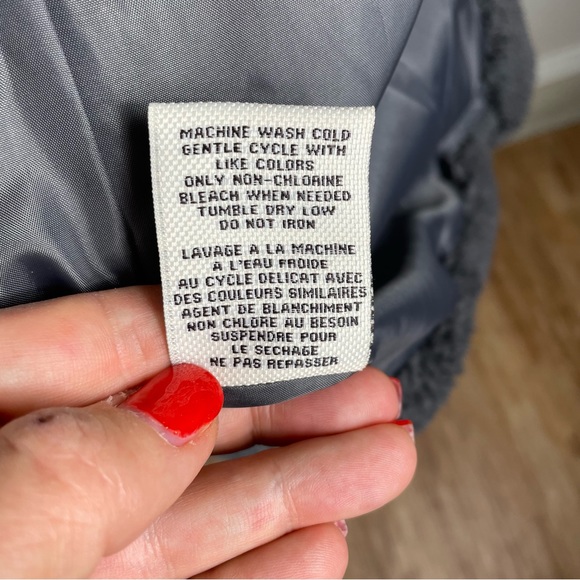 Sebby Collection Grey Teddy Sherpa Fleece NWT. SZ:S. - Picture 14 of 15